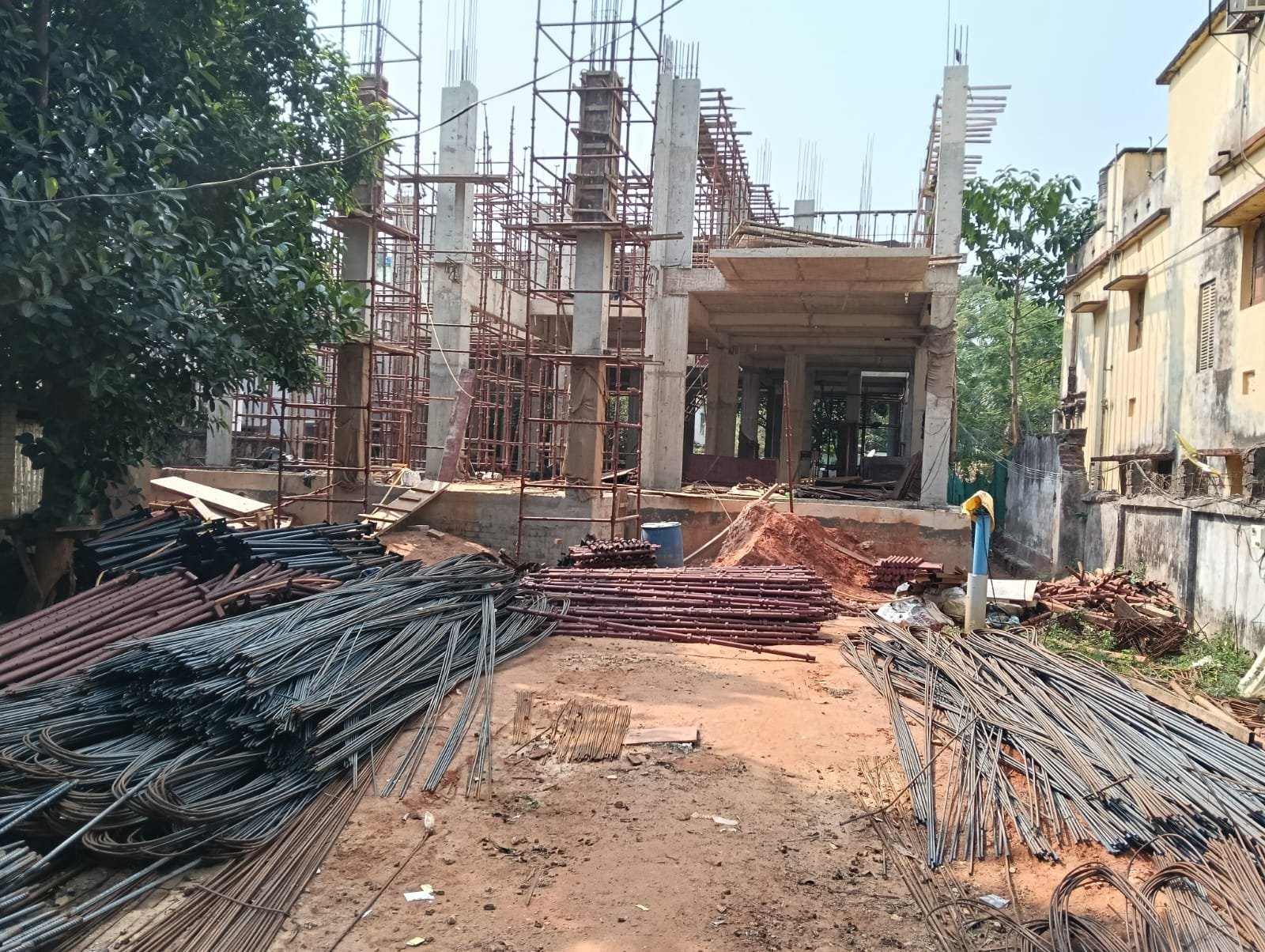 Paschima Infratech construction site